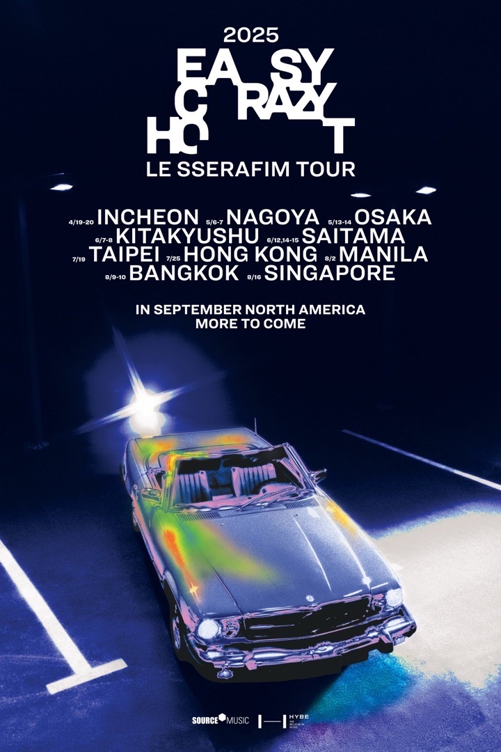 EASY CRAZY HOT 2025 LESSERAFIM TOUR